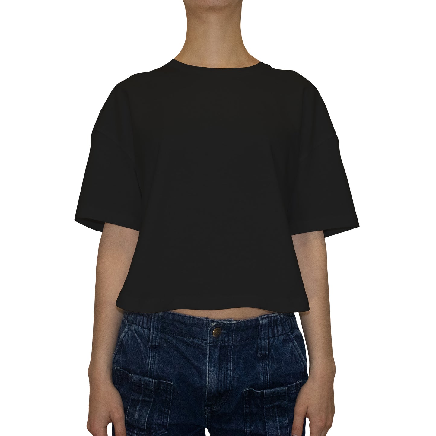 Women's Oversized Cropped T-shirt