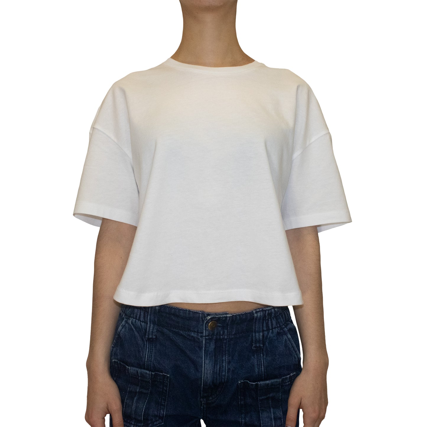 Women's Oversized Cropped T-shirt